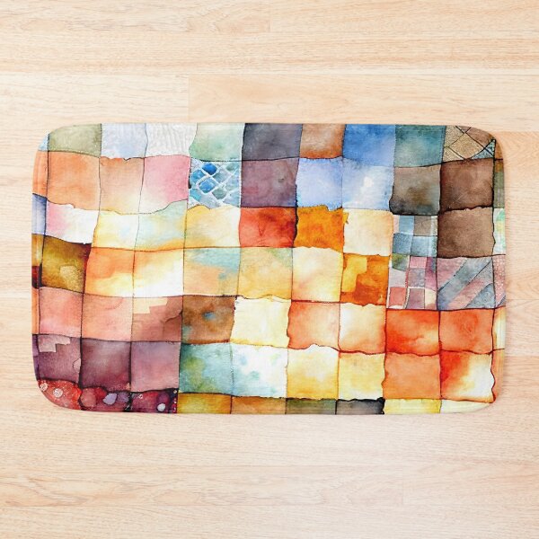 Item preview, Watercolor Patchwork Quilt Design Warm Pastel Colors designed and sold by ClairesPatterns.