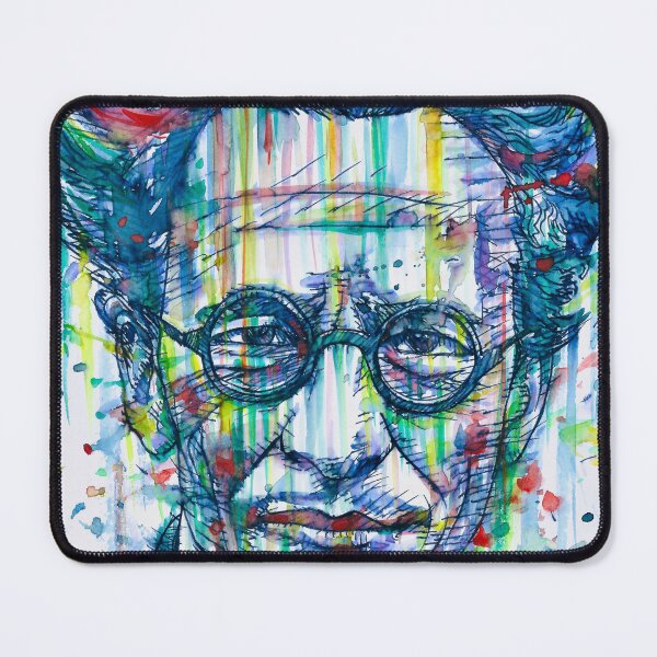 Item preview, ERWIN SCHRODINGER watercolor and ink portrait designed and sold by lautir.