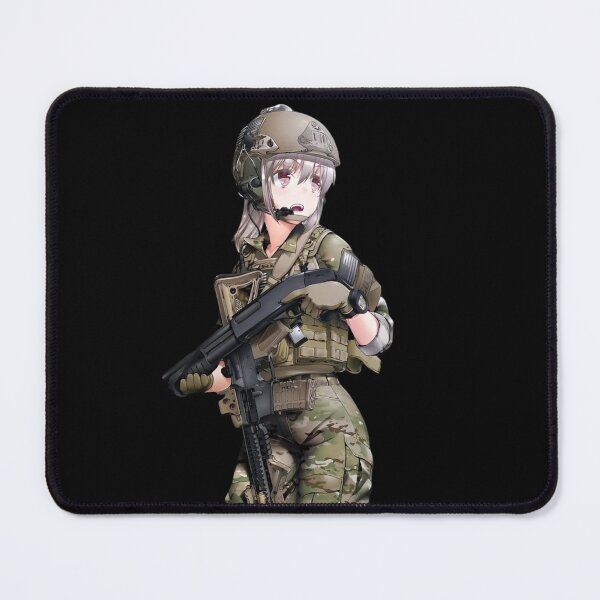 Item preview, Military Anime Girl designed and sold by kittiescuties.