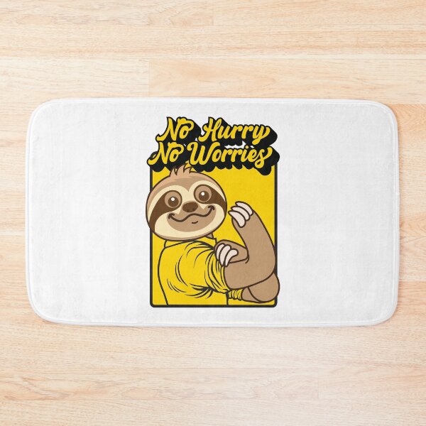 Item preview, No Hurry No Worries Sloth designed and sold by plushism.