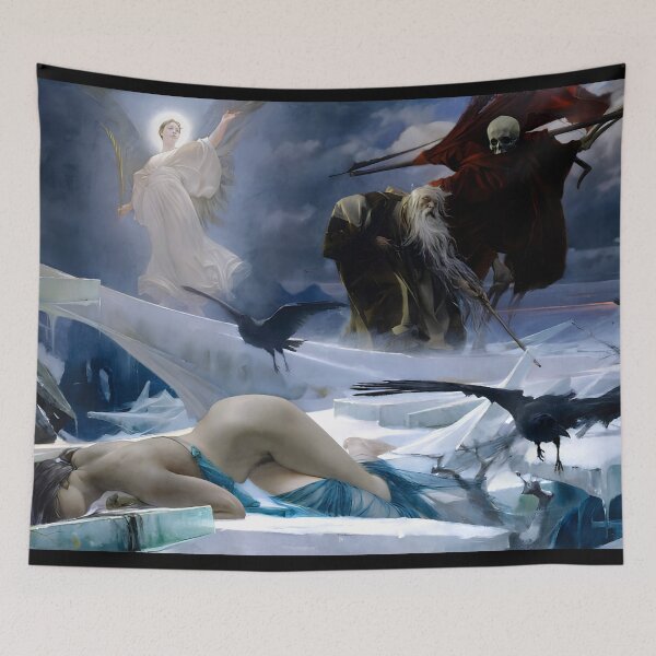 Item preview, Adolf Hiremy-Hirschl Death and the Maiden designed and sold by TeeARTHY.