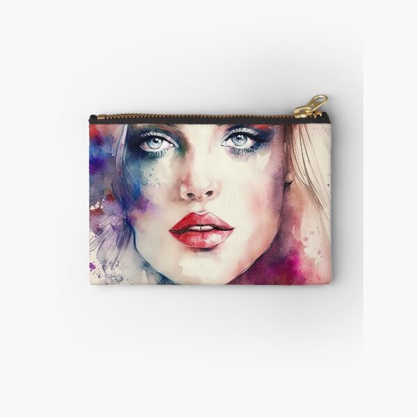 Item preview, Very beautiful and sexy woman portrait in watercolor designed and sold by mrlongfield.