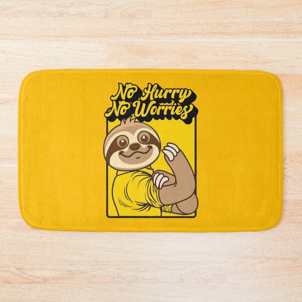Item preview, No Hurry No Worries Sloth designed and sold by plushism.