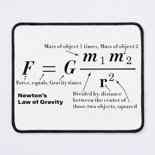 Item preview, Newton's Law of Universal Gravitation designed and sold by ScienceCorner.