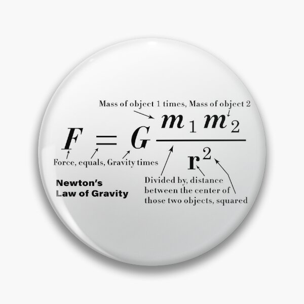 Item preview, Newton's Law of Universal Gravitation designed and sold by ScienceCorner.