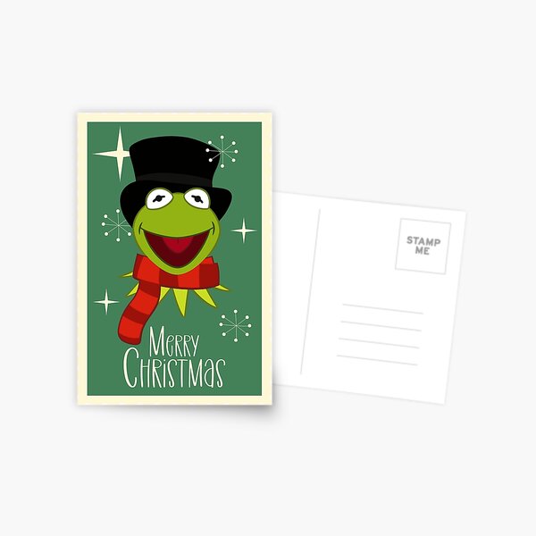 Vista previa del artículo con la obra «navidad kermit», diseñado y vendido por Gaalaxyz.