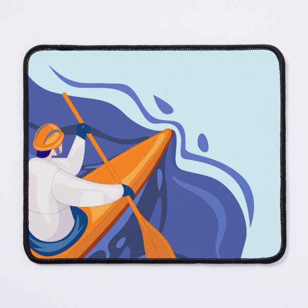 Item preview, Man on kayak board raiding-Boat designed and sold by teedesigndaily.