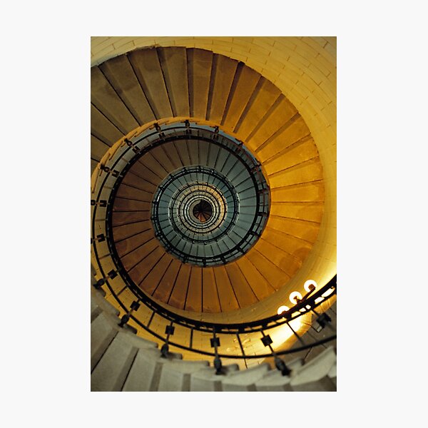 Item preview, Spiral staircase in lighthouse, looking up, France. designed and sold by David A. L. Davies.