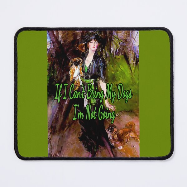 Item preview, If I can’t bring my dog I’m not going, a Painting by Giovanni Boldini designed and sold by KellysComColors.