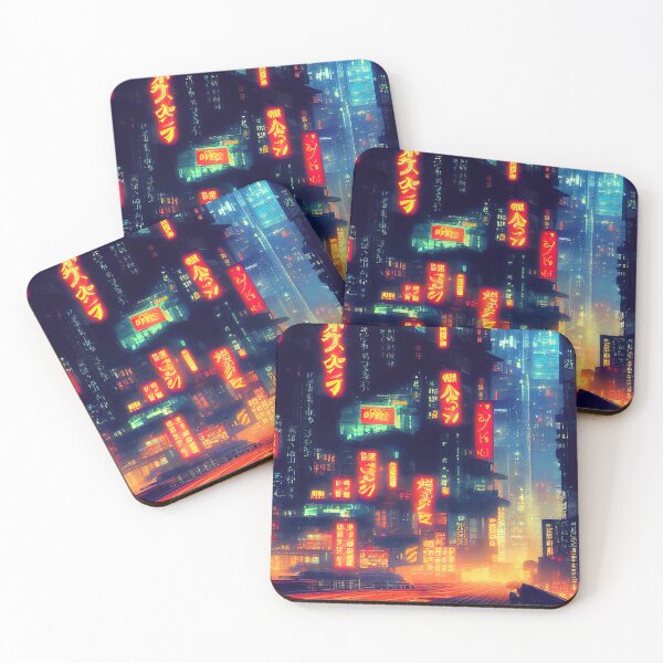 Item preview, Tokyo Cyberpunk Cityscape at Night designed and sold by AM FineArtPrints.
