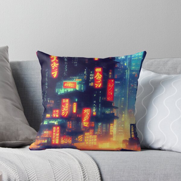 Item preview, Tokyo Cyberpunk Cityscape at Night designed and sold by AM FineArtPrints.