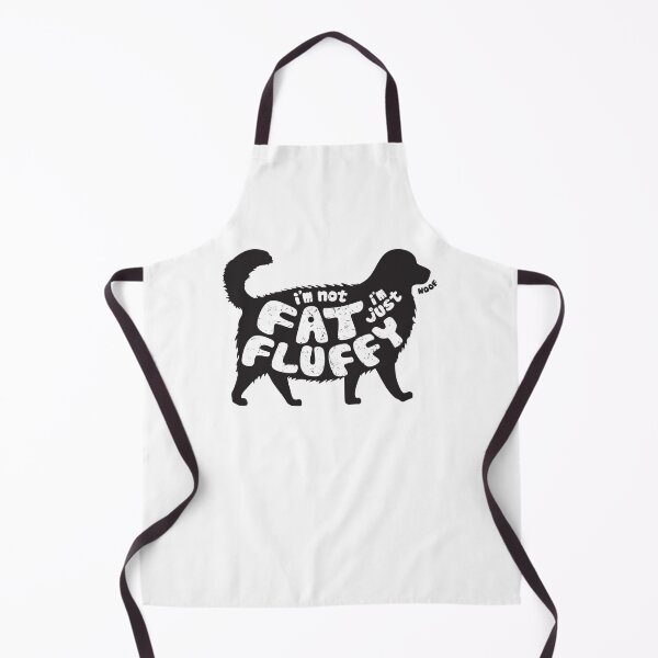 Item preview, I'm Not Fat I'm Just Fluffy Funny Dog designed and sold by DearMichelle.