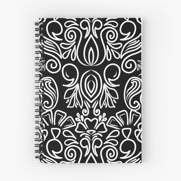 Item preview, B&W Floral Pattern designed and sold by patternologyy.