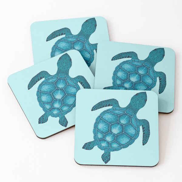 Item preview, Turquoise Sea Turtle  designed and sold by ReverieDaze.