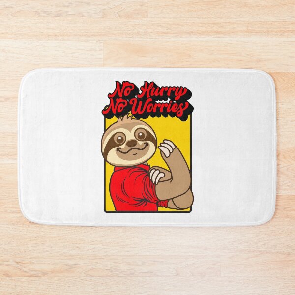 Item preview, No Hurry No Worries Sloth designed and sold by plushism.