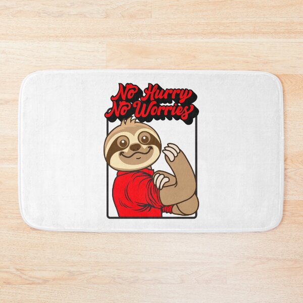 Item preview, No Hurry No Worries Sloth designed and sold by plushism.