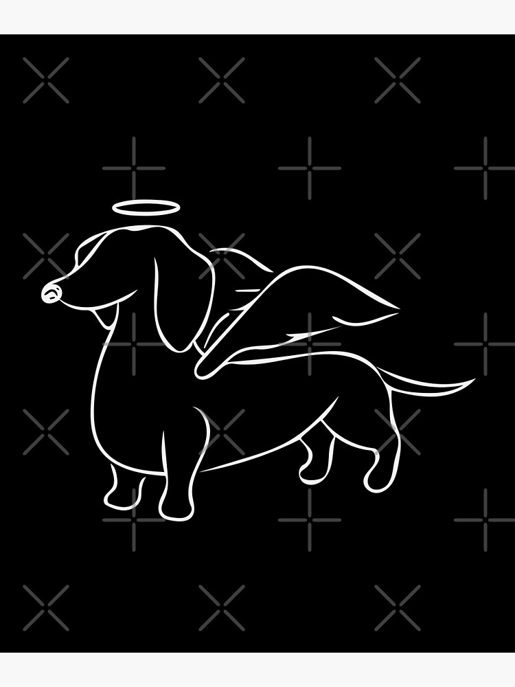 Lámina artística «Perro salchicha Perro salchicha Perro salchicha Lámina artística «Perro salchicha Perro salchicha Perro salchicha