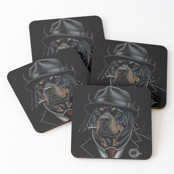 Aperçu de l'œuvre Rottweiler l'oeuvre de chien patron créée et vendue par TheCreativeFab.