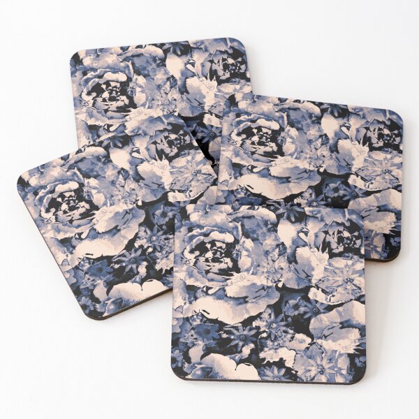 Item preview, White Rose Blue designed and sold by Natalie Holland.