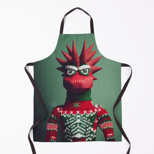 Item preview, Dinosaur in a ugly Christmas Sweater illustration #3 designed and sold by ZAKAABDE2020.