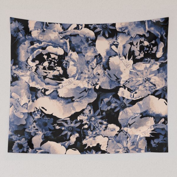 Item preview, White Rose Blue designed and sold by Natalie Holland.
