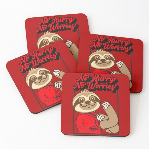 Item preview, No Hurry No Worries Sloth designed and sold by plushism.