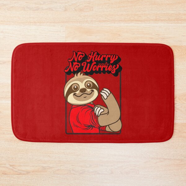 Item preview, No Hurry No Worries Sloth designed and sold by plushism.