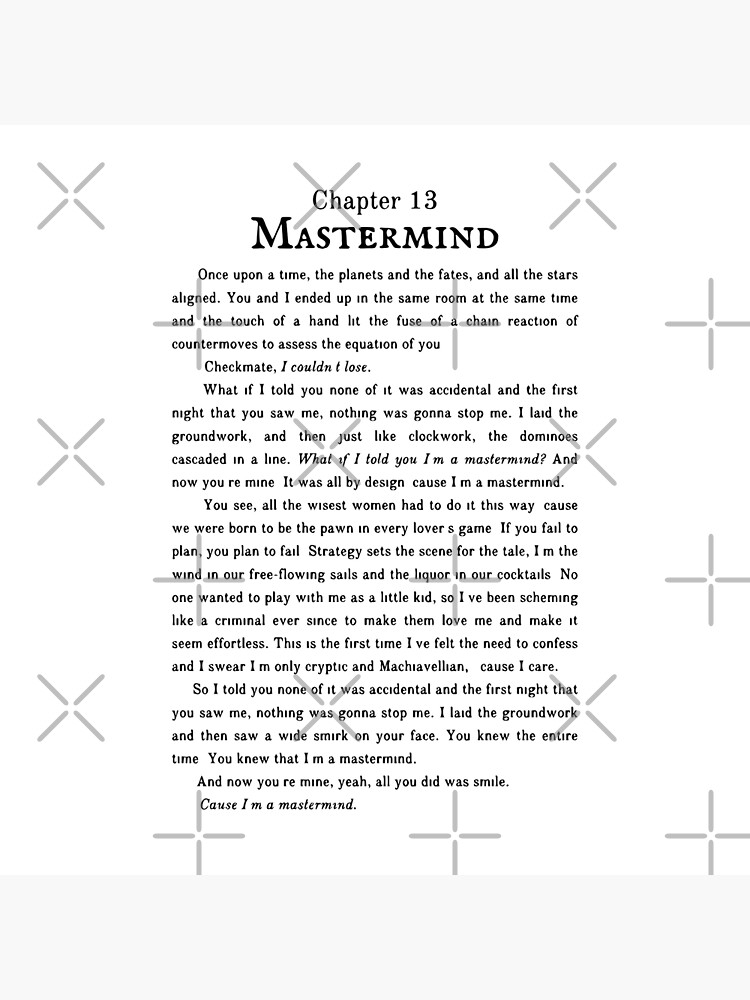 Checkmate I Couldn't Lose Taylor Swift Mastermind Lyrics | Pin