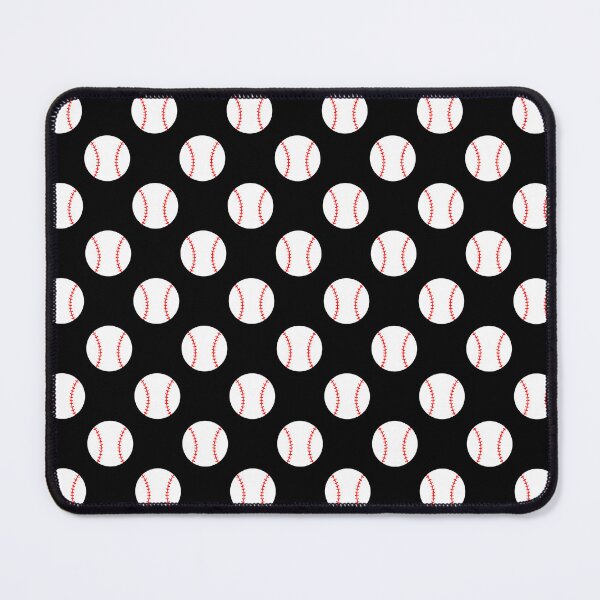 Item preview, Baseball with Black Background Pattern designed and sold by beccaveedesigns.