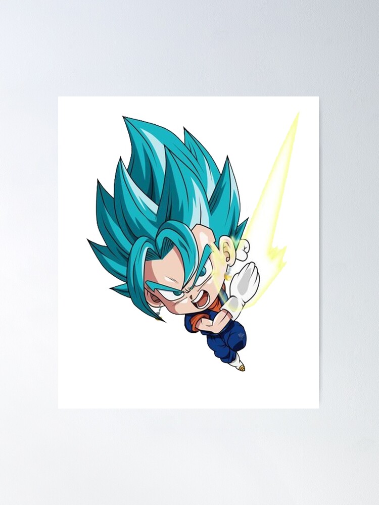 Anime Dragon ball Goku Super Saiyan 2 Poster by LinaMercata0428