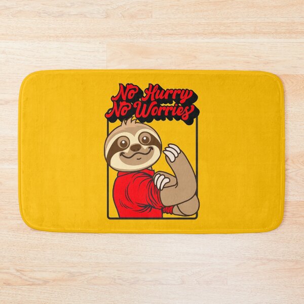 Item preview, No Hurry No Worries Sloth designed and sold by plushism.