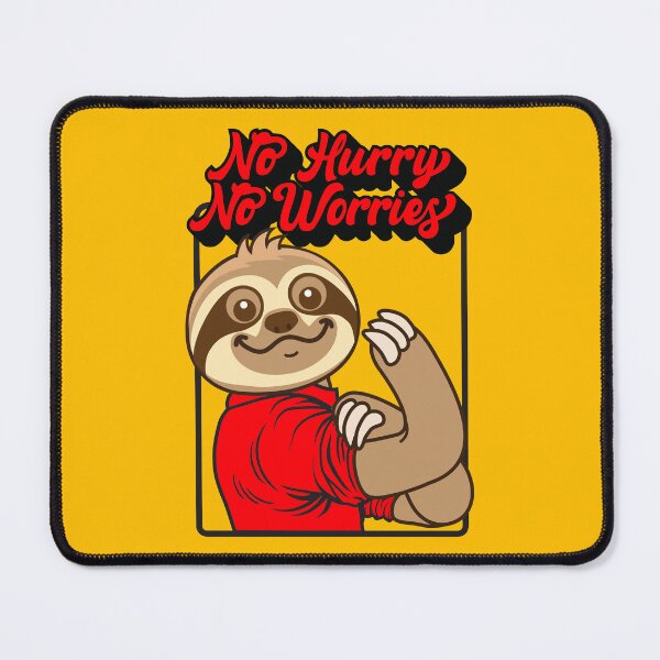Item preview, No Hurry No Worries Sloth designed and sold by plushism.