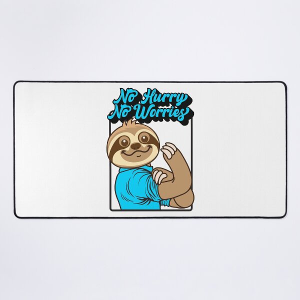Item preview, No Hurry No Worries Sloth designed and sold by plushism.