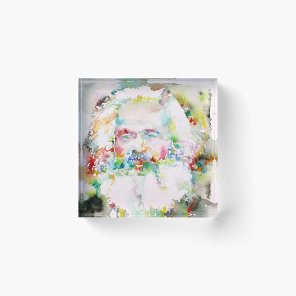 Item preview, KARL MARX - watercolor on paper designed and sold by lautir.