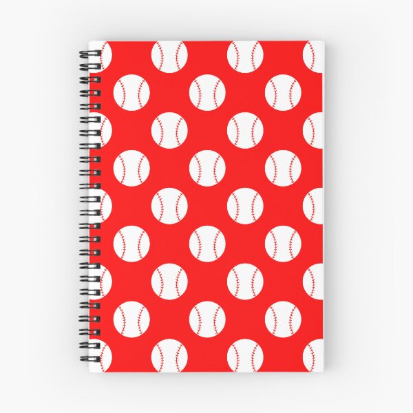 Item preview, Baseball with Red Background Pattern designed and sold by beccaveedesigns.