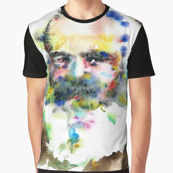 Vista previa del artículo con la obra «KARL MARX - retrato de acuarela.5», diseñado y vendido por lautir.