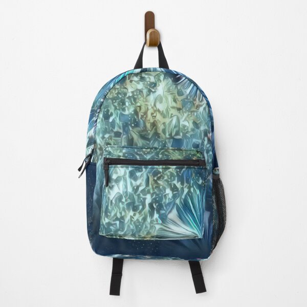 Item preview, Etched glass dreamy cobalt blue flowers designed and sold by Khala.