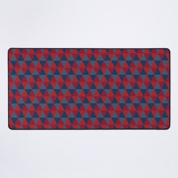 Item preview, Muted, blue, red, and grey  diamond pattern designed and sold by lcsmithdesigns.