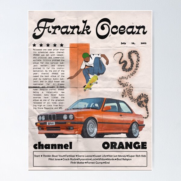 Item preview, Frank Ocean Channel Orange designed and sold by Adriestevez.