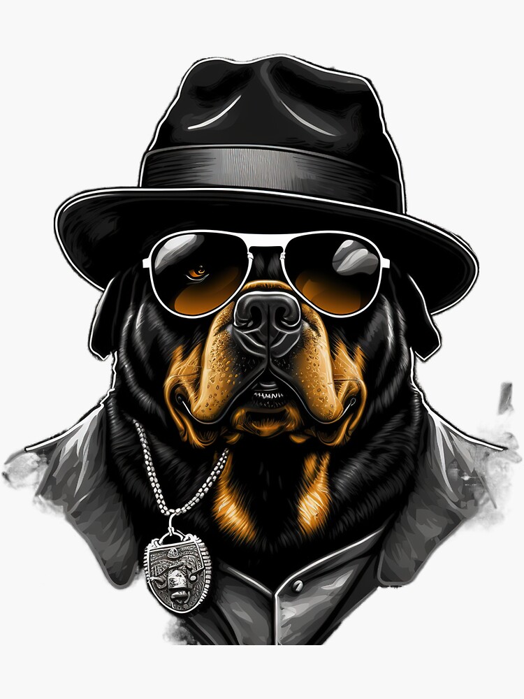 Fashion cool rottweiler