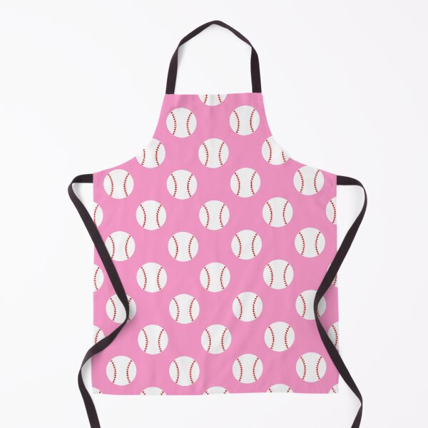 Item preview, Baseball with Pink Background Pattern designed and sold by beccaveedesigns.
