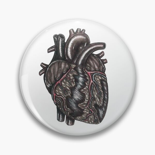 Item preview, Black Hearted | Heart Pathology | Goth Emo Heart designed and sold by Karli Mogen.