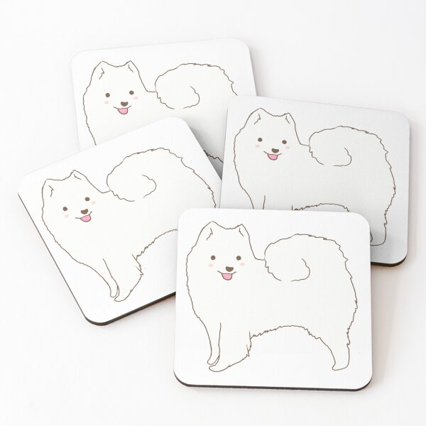 Item preview, amoyed dog standing  designed and sold by Mayarart.