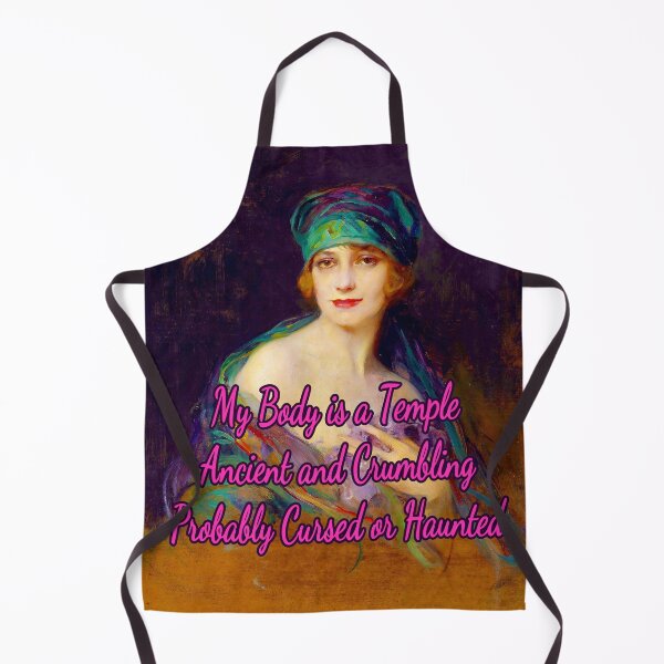 Item preview, My Body is a Temple, Ancient and Crumbling, Probably Cursed or Haunted. Princess Ruspoli by Philip Alexius de László designed and sold by KellysComColors.