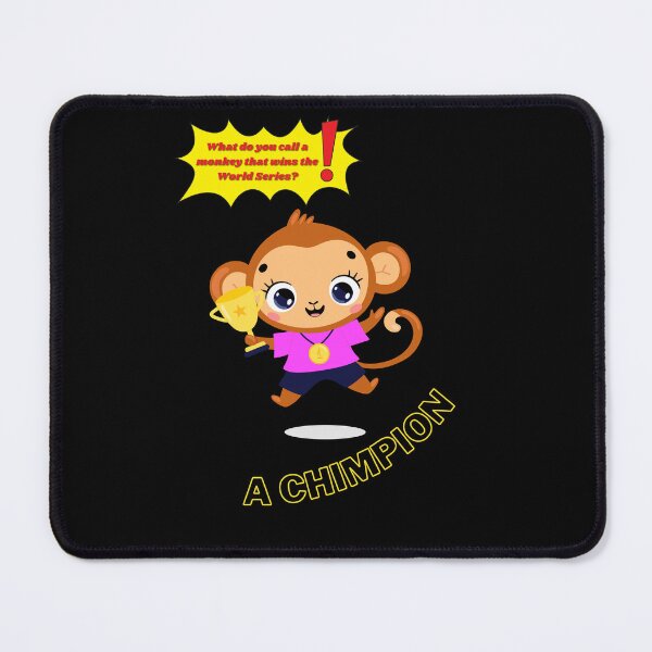 Item preview, champion monkey in a funny comic by comedy that answers the question designed and sold by khaled-bahaa.