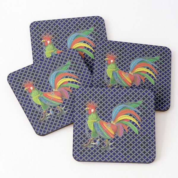 Artikelvorschau, Punky Rooster Basic on Violet and Chains entworfen und verkauft von AJLeibengeist.