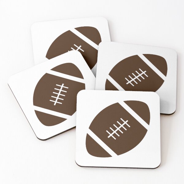Item preview, Football with White Background Design designed and sold by beccaveedesigns.