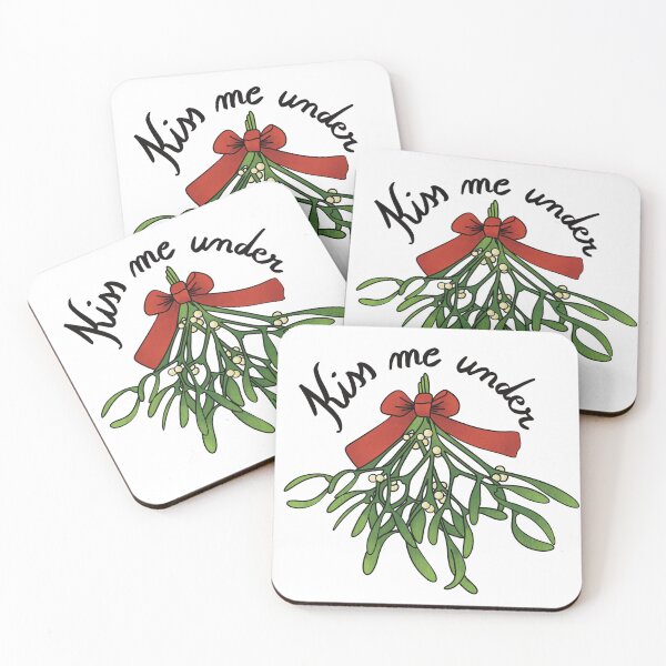 Item preview, Christmas, Kiss me unger the mistletoe designed and sold by lapsuss.
