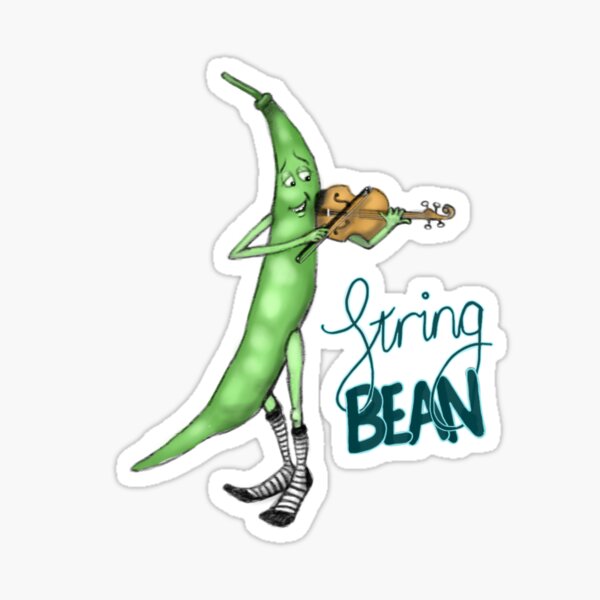 String Bean Sticker
