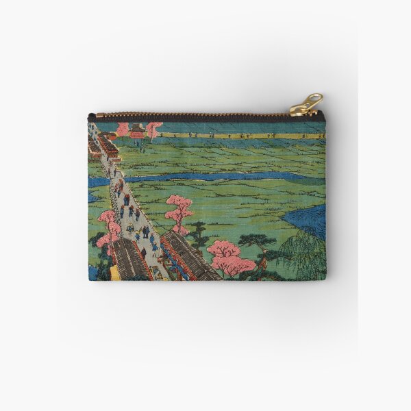 Item preview, Japanese traditional Harbour landscape print beautiful travel poster designed and sold by nattdrws.